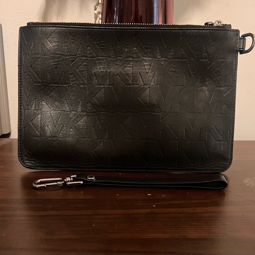Michael Kors Black Men's Carry Pouch/Clutch - Picture 5 of 10